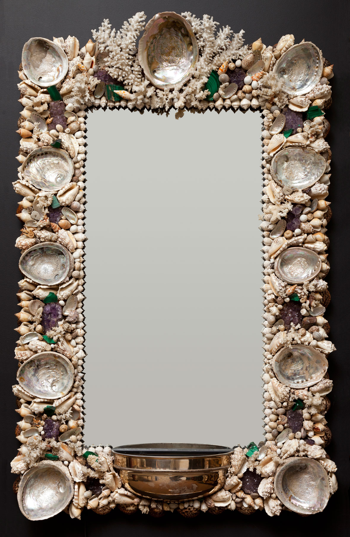 Anthony Redmile Rectangle Shell Mirror